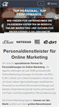 Mobile Screenshot of online-marketing-personaldienstleister.de